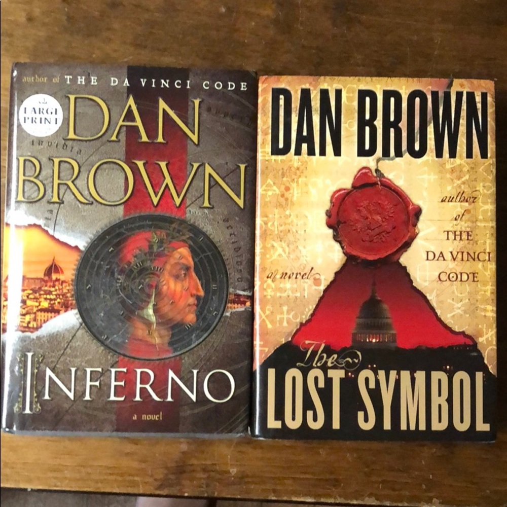 Dan Brown large print books